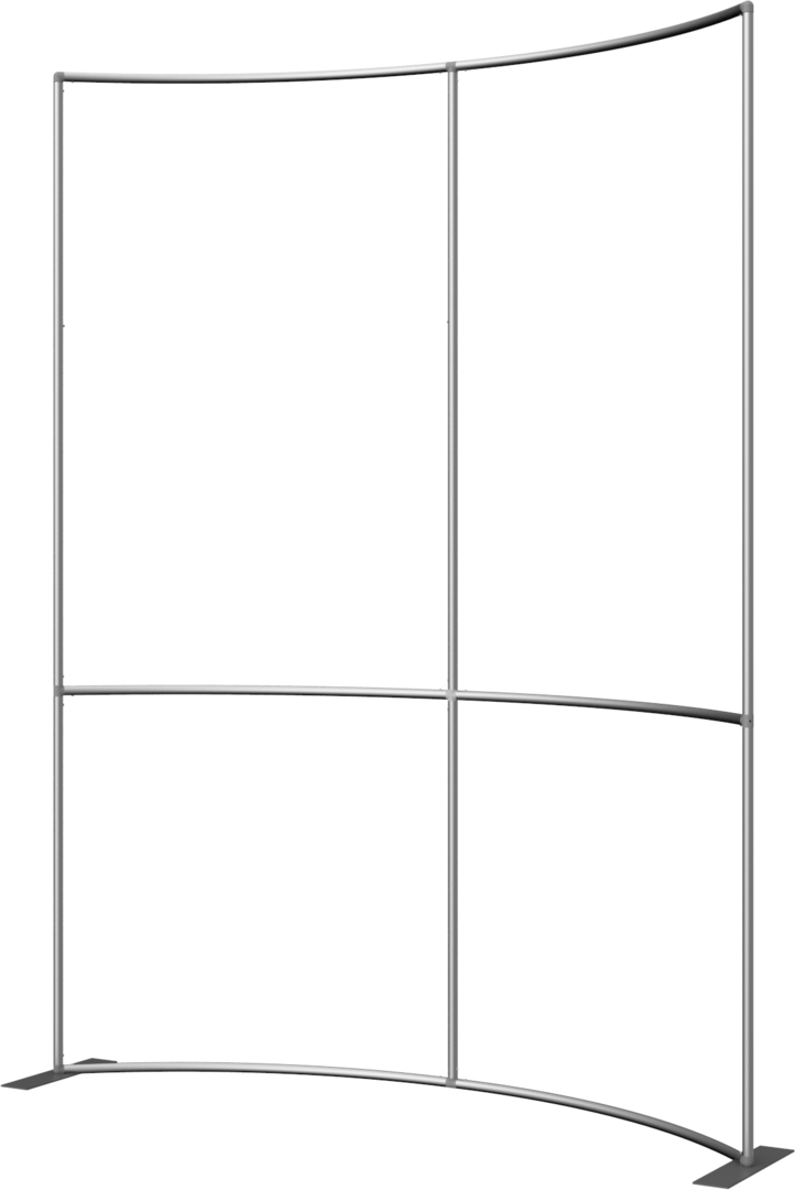 8ft x 10ft Formulate Master Horizontal Curve Fabric Backwall Graphic w/ Backer (Graphic Only)