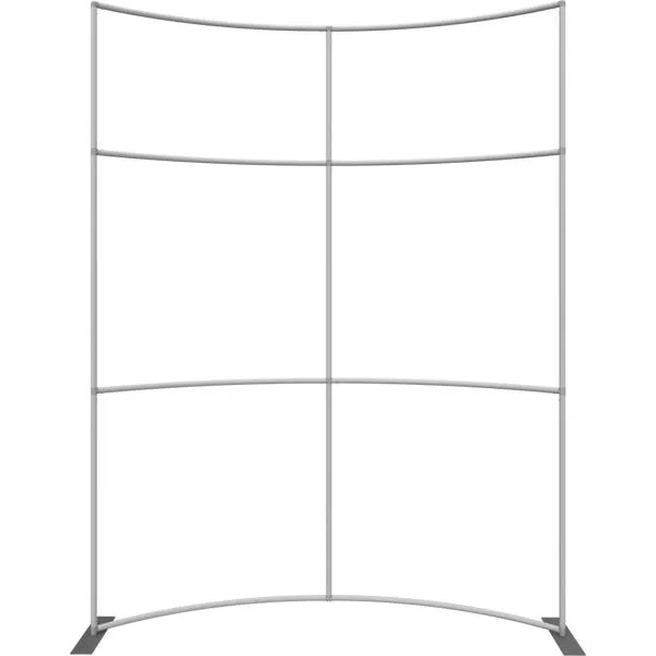 8ft x 8ft Formulate Master Horizontal Curve Fabric Backwall Graphic w/ Backer (Graphic Package)
