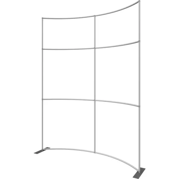 8ft x 8ft Formulate Master Horizontal Curve Fabric Backwall Graphic w/ Backer (Graphic Package)