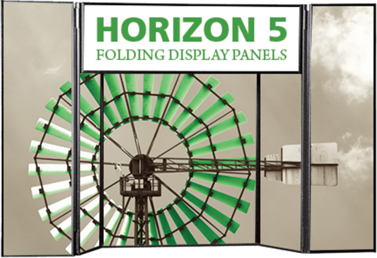 6ft x 3ft Horizon 5 Tabletop Folding Panel Display (Graphic Package)