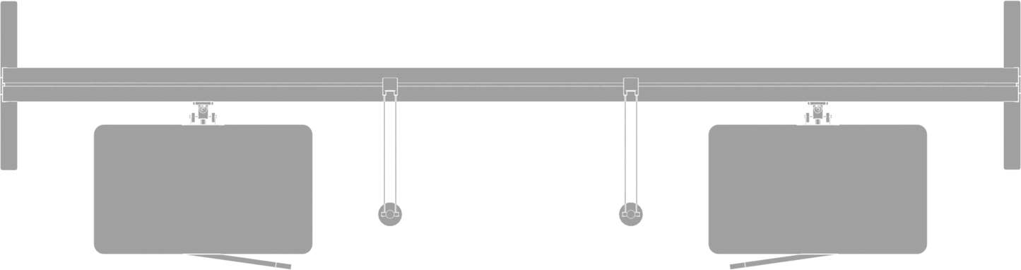 10ft x 10ft Hybrid Pro Modular Backwall Kit 06 (Graphic Package)