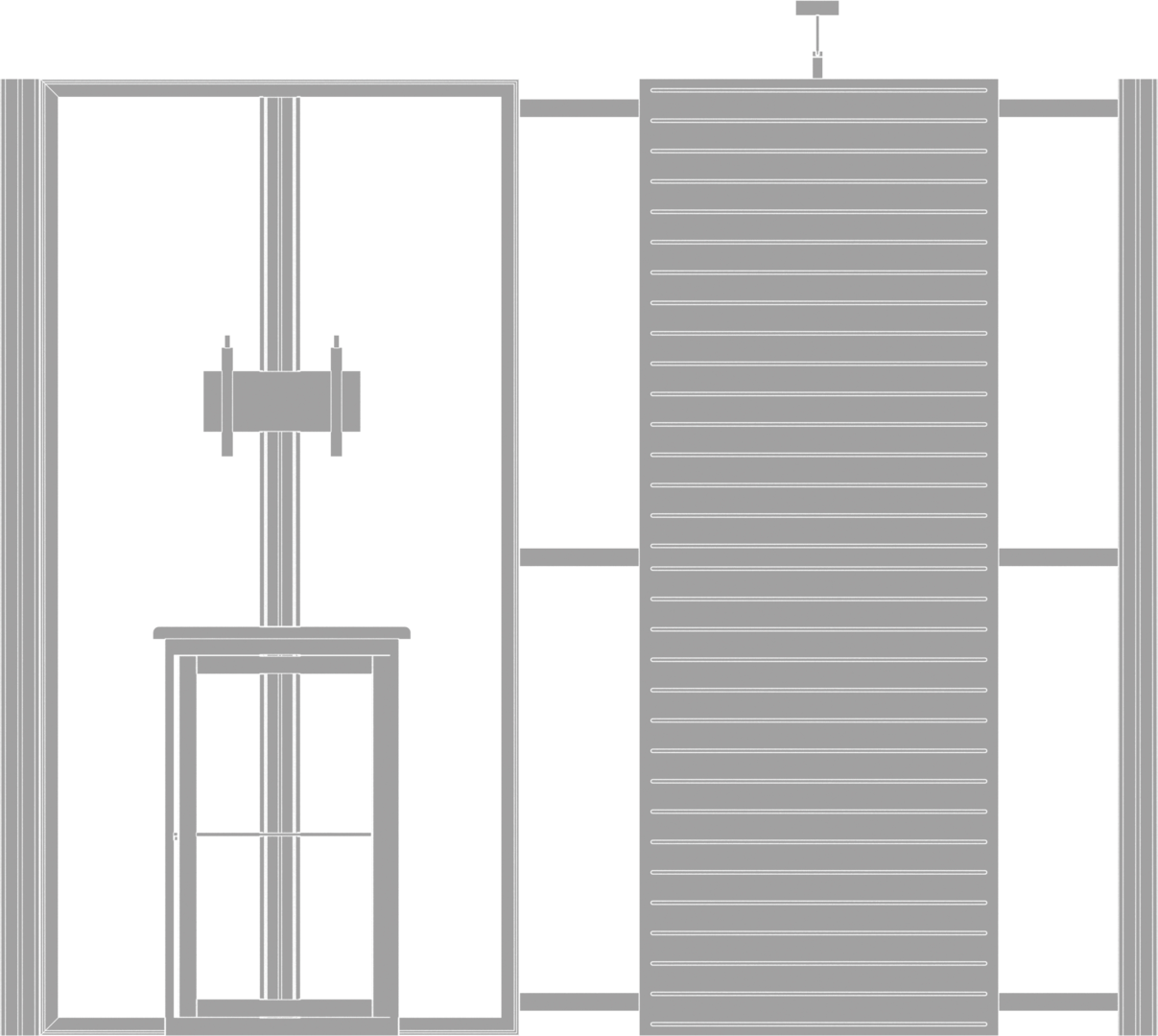 10ft x 10ft Hybrid Pro Modular Backwall Kit 08 (Graphic Only)