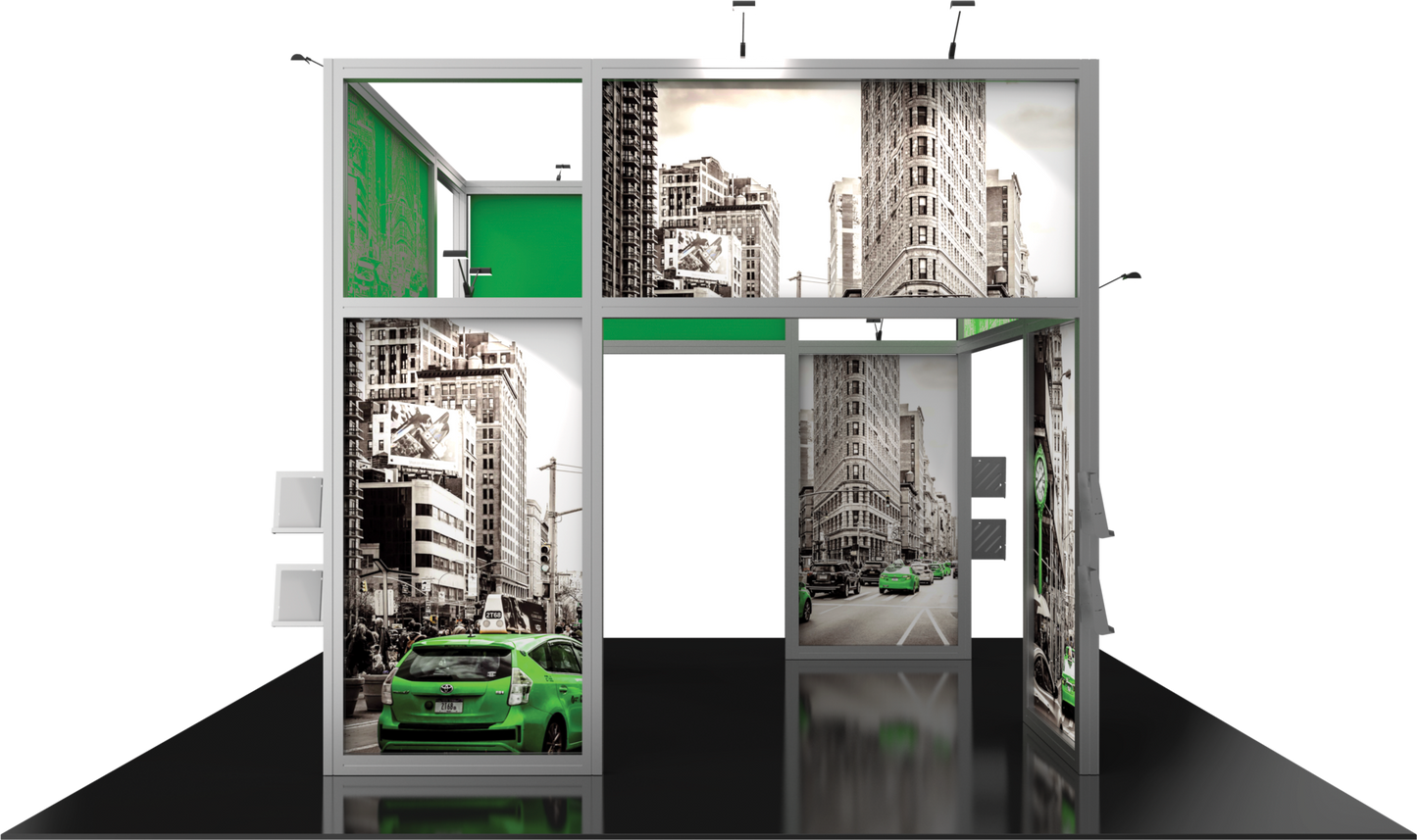 20ft x 20ft Hybrid Pro Modular Island Kit 18 (Graphic Only)