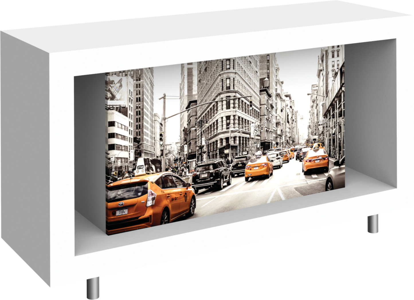 6ft x 3.5ft Hybrid Pro Modular Counter 02 Backlit (Graphic Package)
