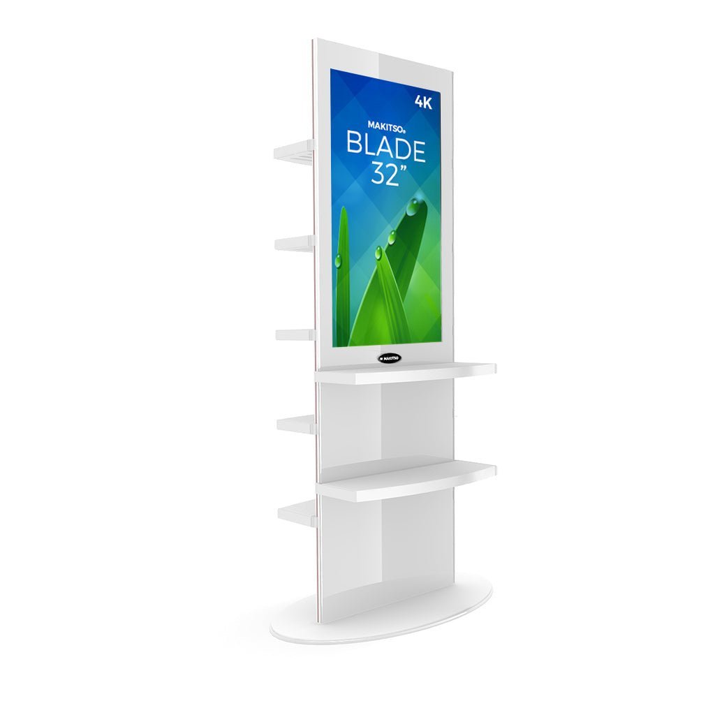 Makitso Blade 50" Pro 4K UHD Digital Signage Kiosk - All4Displays