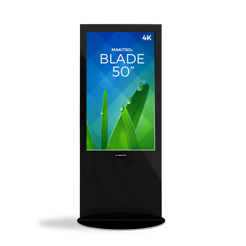 Makitso Blade 50" Pro 4K UHD Digital Signage Kiosk - All4Displays