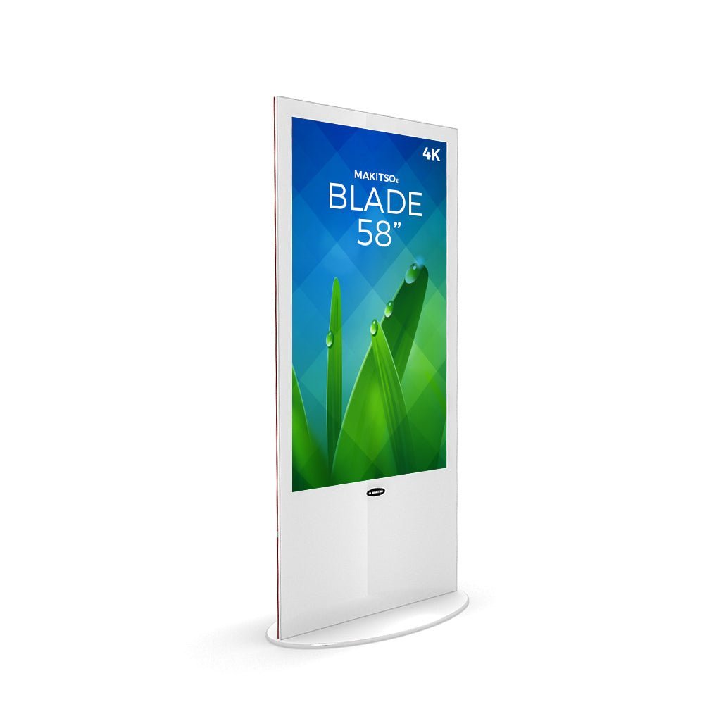 Makitso Blade 58" Pro 4K UHD Digital Signage Kiosk - All4Displays