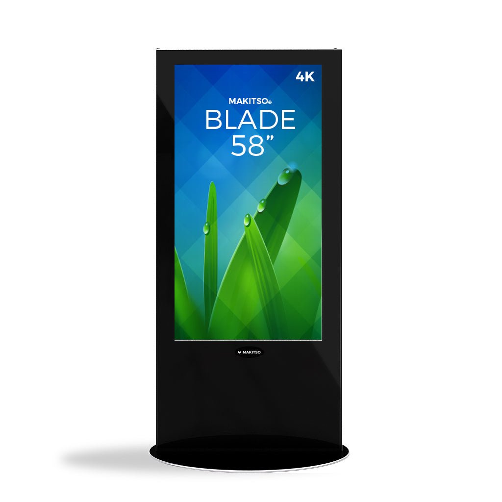 Makitso Blade 58" Pro 4K UHD Digital Signage Kiosk - All4Displays