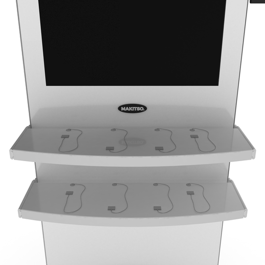 Makitso® Blade Rectangular Shelf with Charger - All4Displays