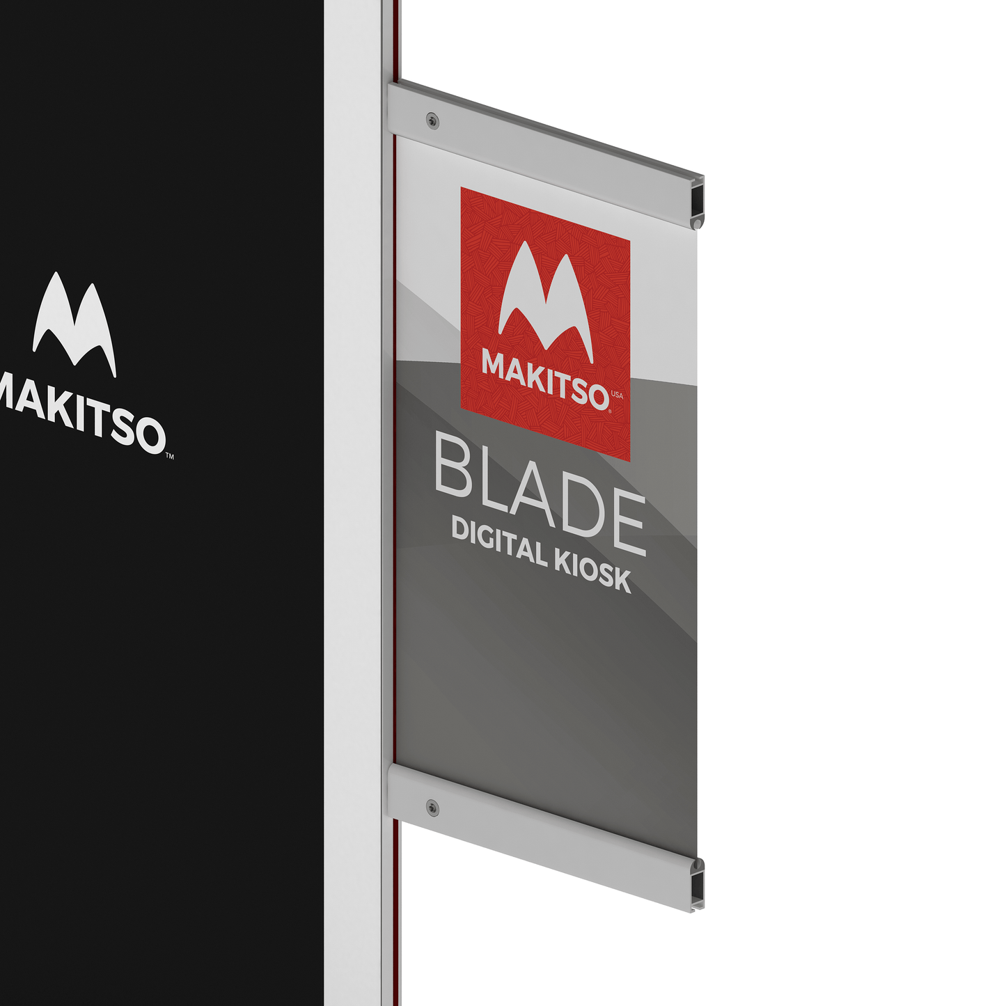 Makitso® Blade Side Bar with Banner Print - All4Displays