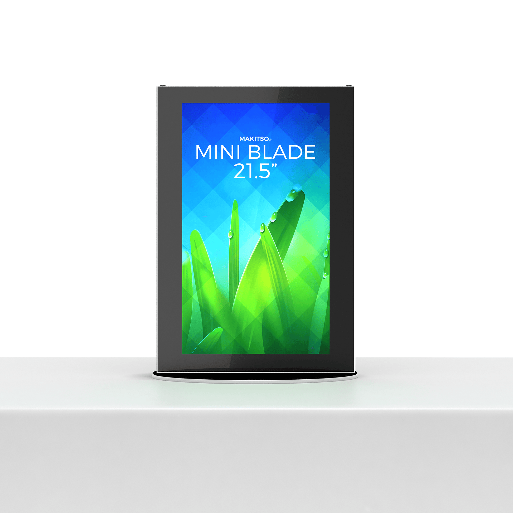 Makitso Mini Blade 21.5" 4K UHD Digital Signage Kiosk - All4Displays