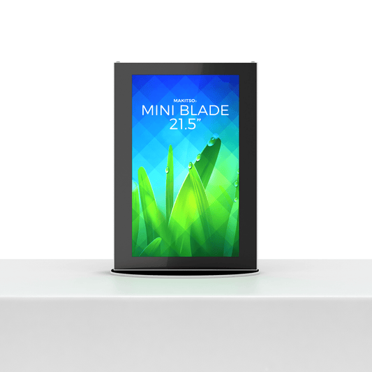Makitso Mini Blade 21.5" 4K UHD Digital Signage Kiosk - All4Displays