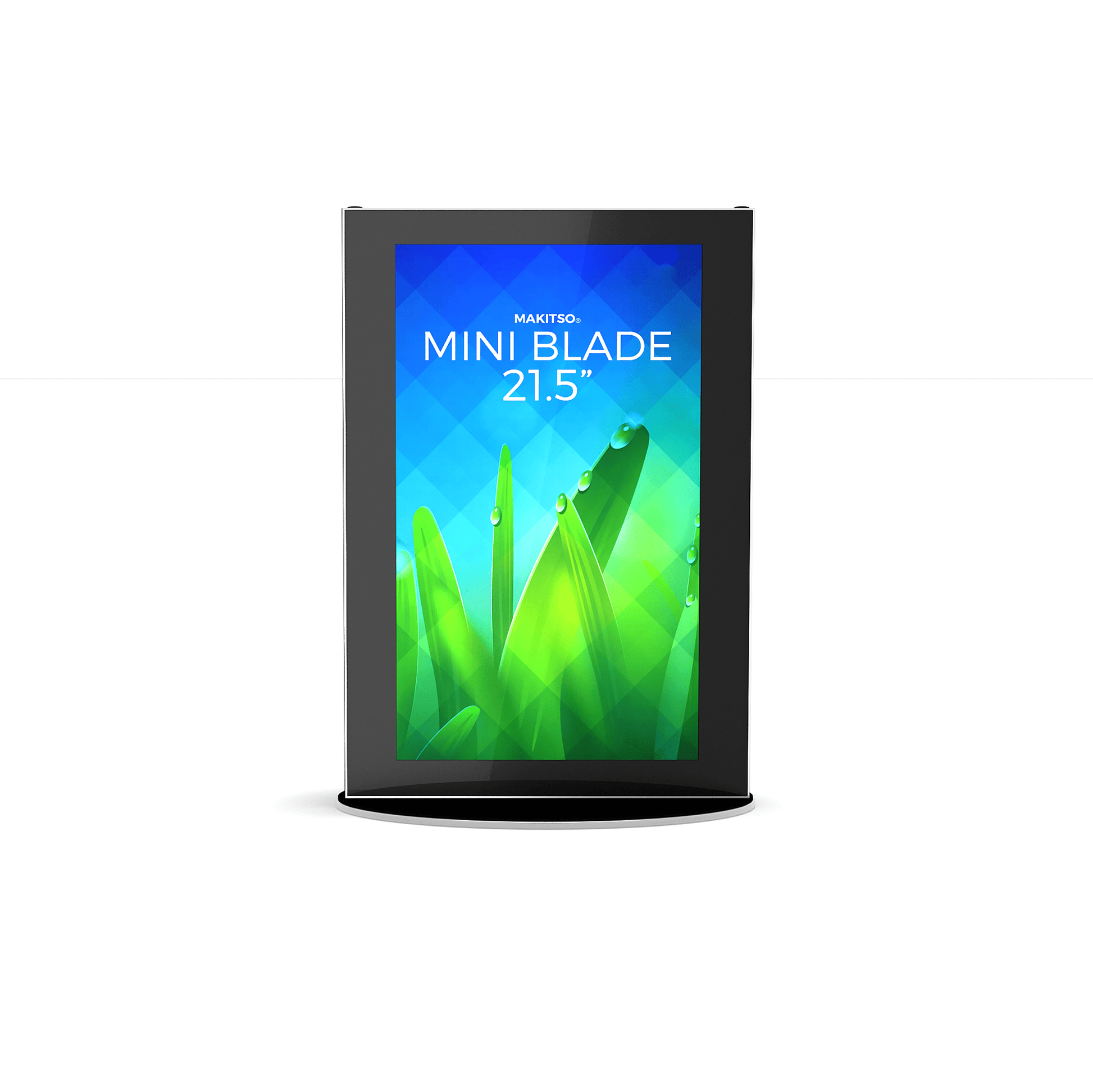 Makitso Mini Blade 21.5" 4K UHD Digital Signage Kiosk - All4Displays