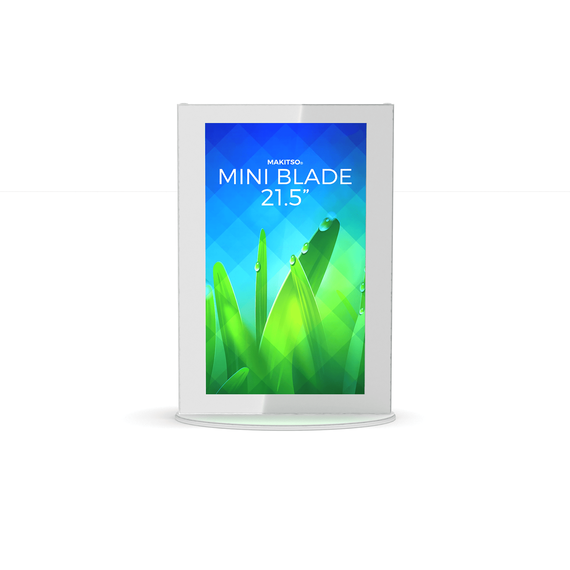 Makitso Mini Blade 21.5" 4K UHD Digital Signage Kiosk - All4Displays