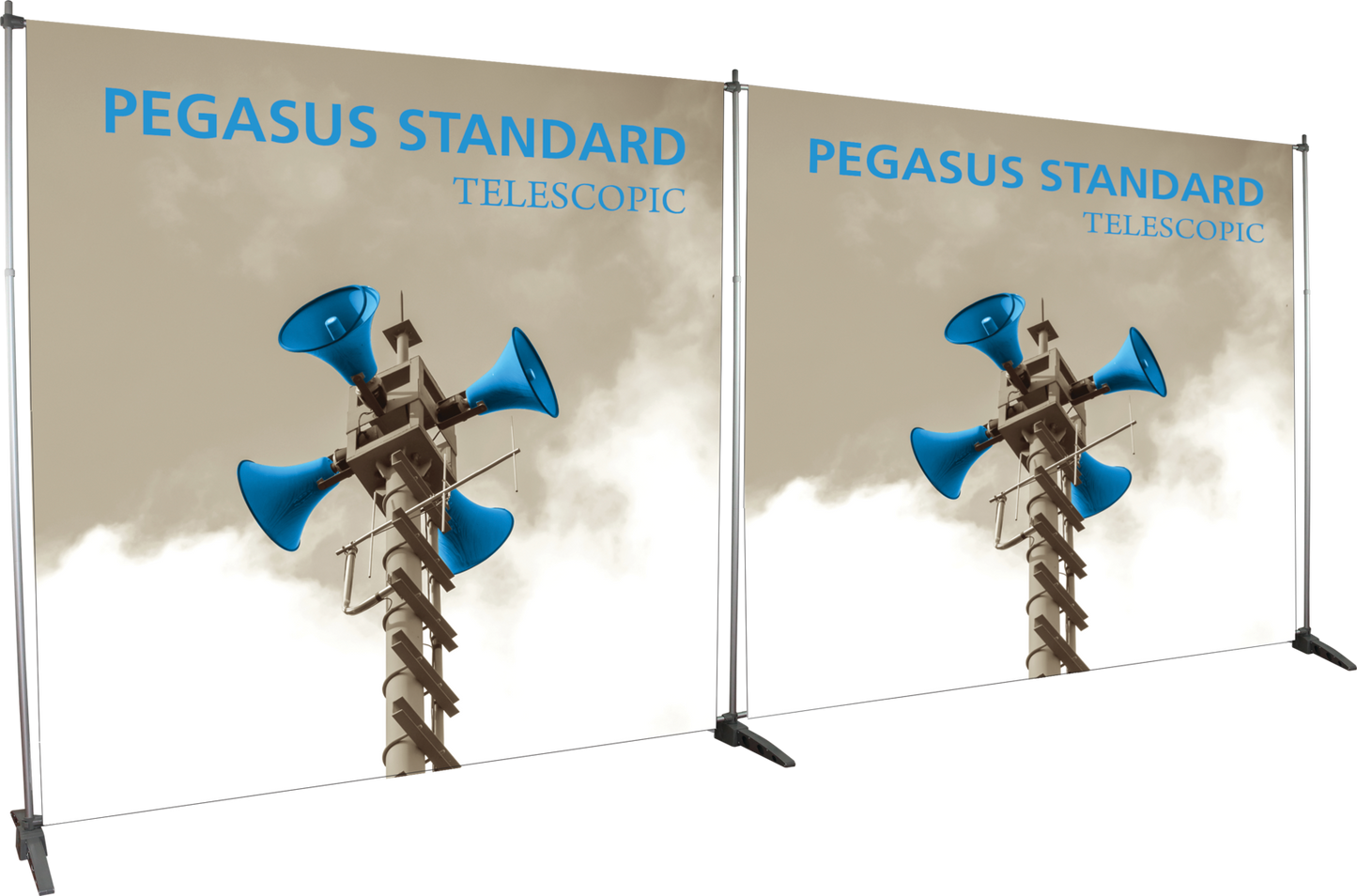 8ft x 8ft Pegasus Standard Telescopic Banner Stand (Vinyl Graphic Only)