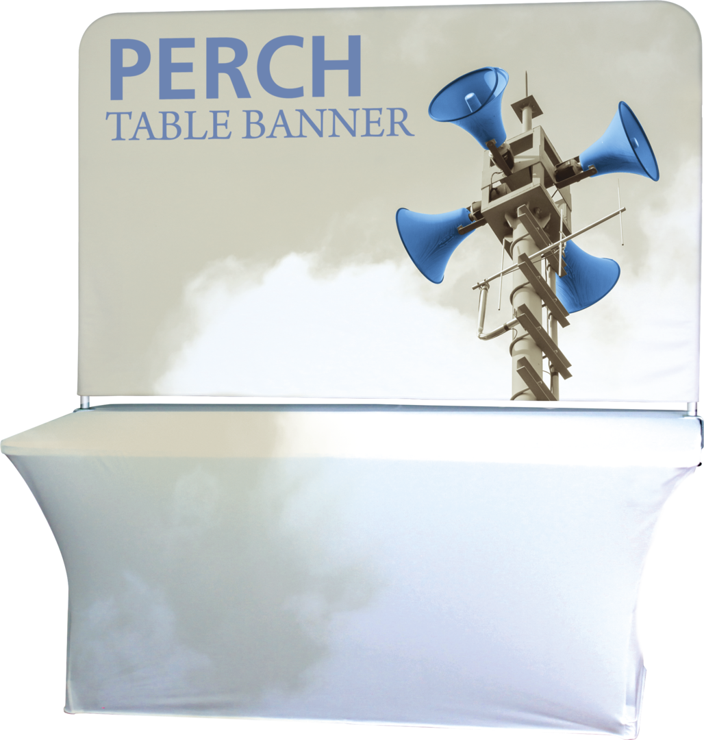 6ft Perch Table Pole Banner Display (Medium Graphic Only)