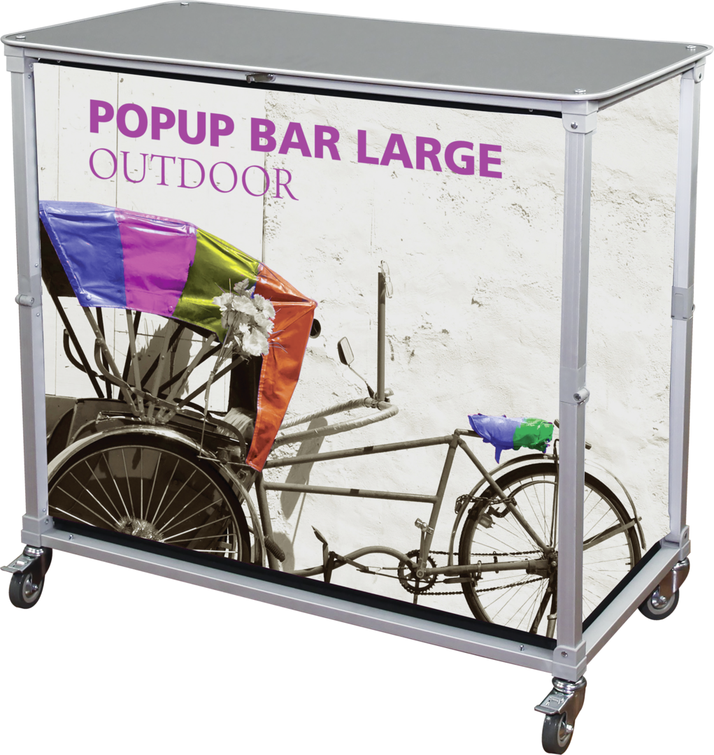 Portable Popup Bar Large (Graphic Only)