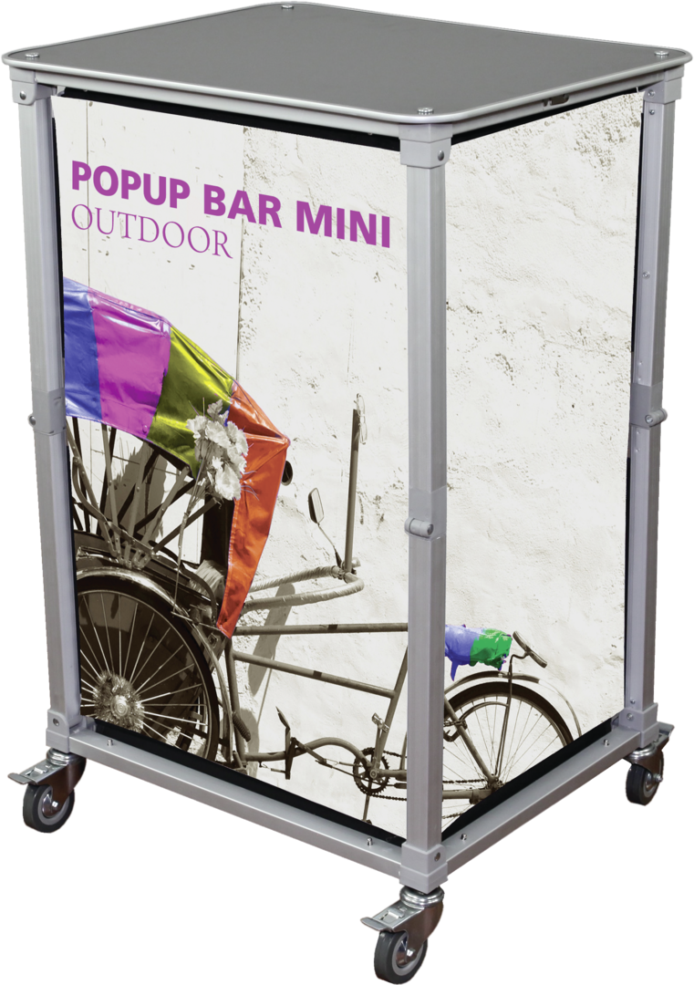 Portable Popup Bar Mini (Graphic Package)