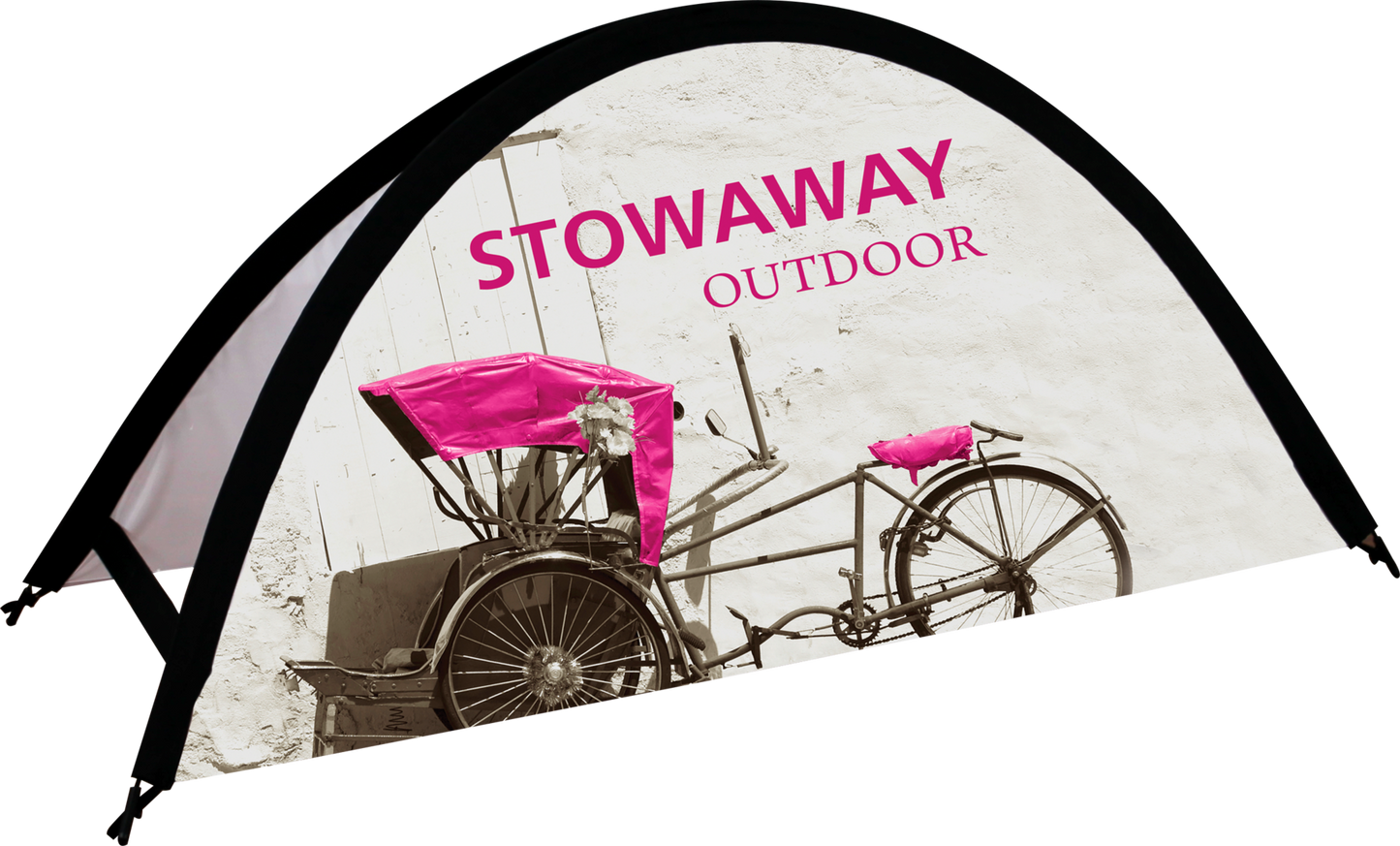 68.25in x 35.25in Stowaway 3 Small Outdoor Sign (Graphic Package)