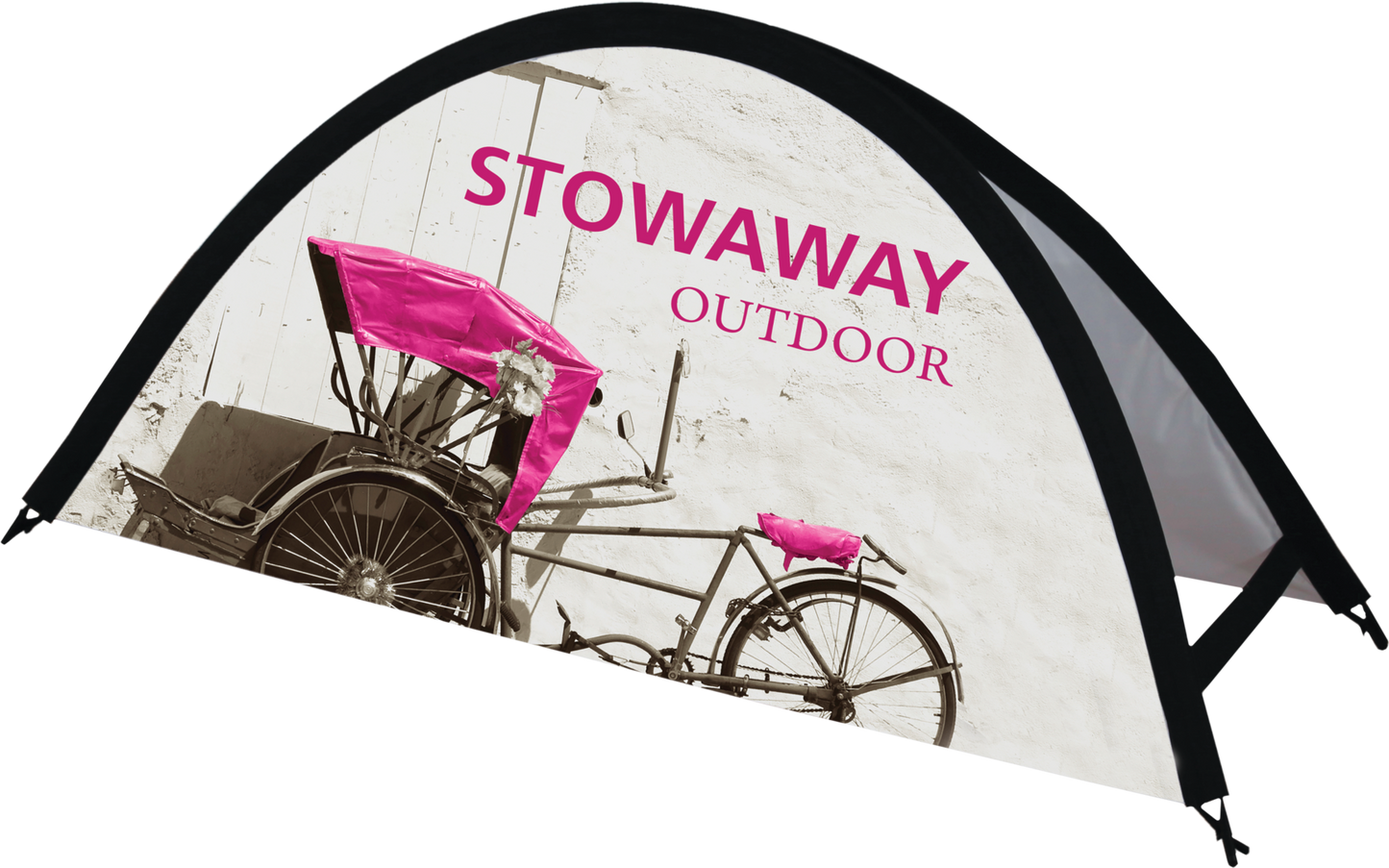 68.25in x 35.25in Stowaway 3 Small Outdoor Sign (Graphic Package)