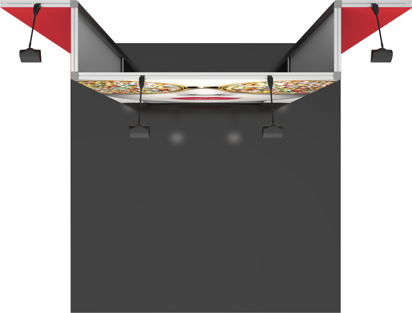 10ft x 10ft Vector Frame Master Modular Backwall Kit 04A (Graphic Only)
