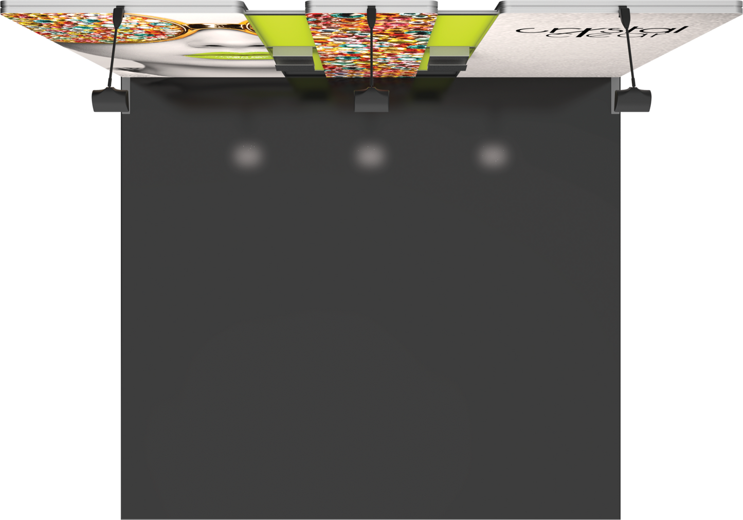 10ft x 10ft Vector Frame Master Modular Backwall Kit 13 (Graphic Package)