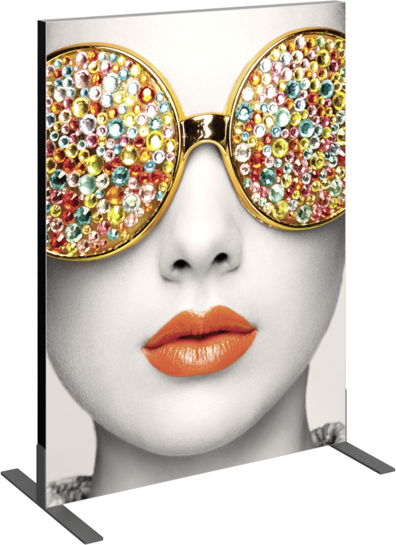 3ft x 4ft Vector Frame Rectangle 01 Fabric Banner Display Double-Sided Dye-Sub Fabric (Graphic Package)