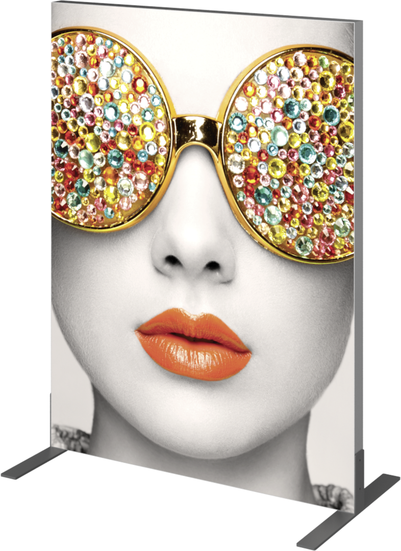 3ft x 4ft Vector Frame Rectangle 01 Fabric Banner Display Double-Sided Dye-Sub Fabric (Graphic Package)