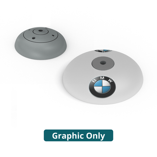 Water - fill support Bubble Base w/Half Fabric Graphic Print (Graphic Only) - All4Displays