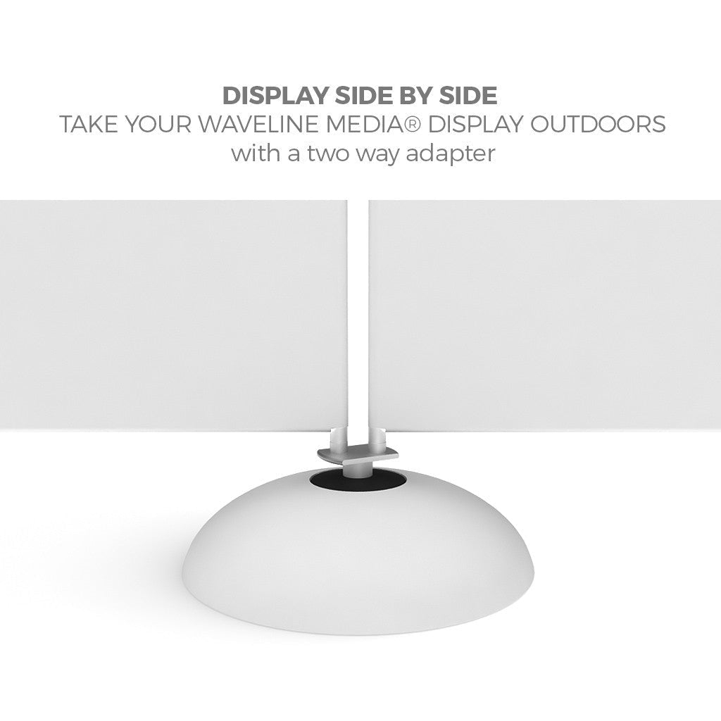 Water - fill support Bubble Base w/Half Fabric Graphic Print (Graphic Only) - All4Displays