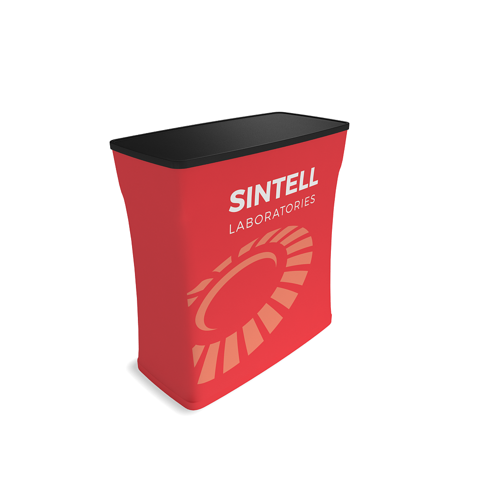 20ft x 8ft Monolith Display Wall Double-sided (Graphic – All4Displays