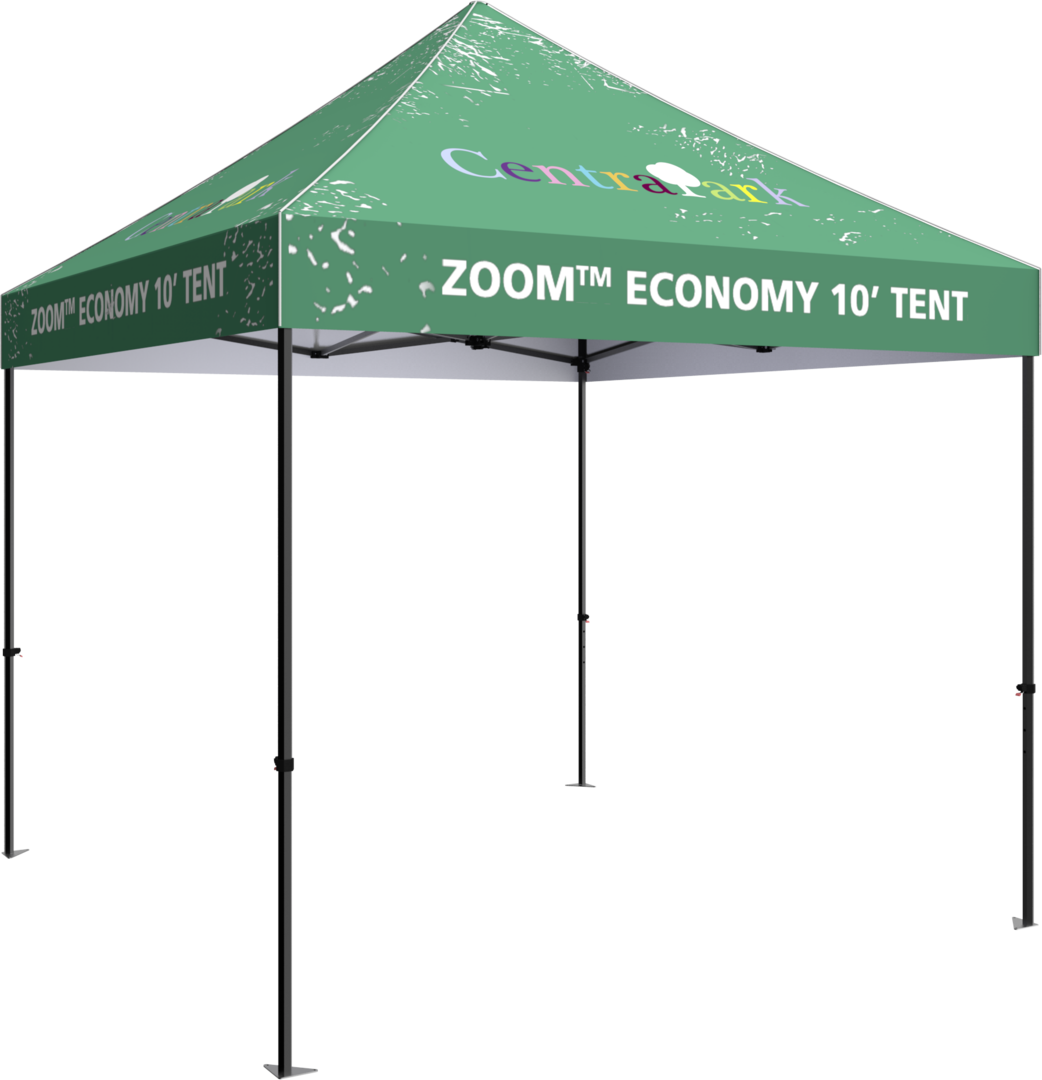 10ft x 10ft Zoom Economy Popup Tent (Hardware Only)