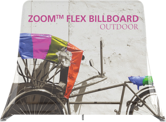 9ft x 7ft Zoom Flex Outdoor Billboard Single-Sided (Graphic Package)