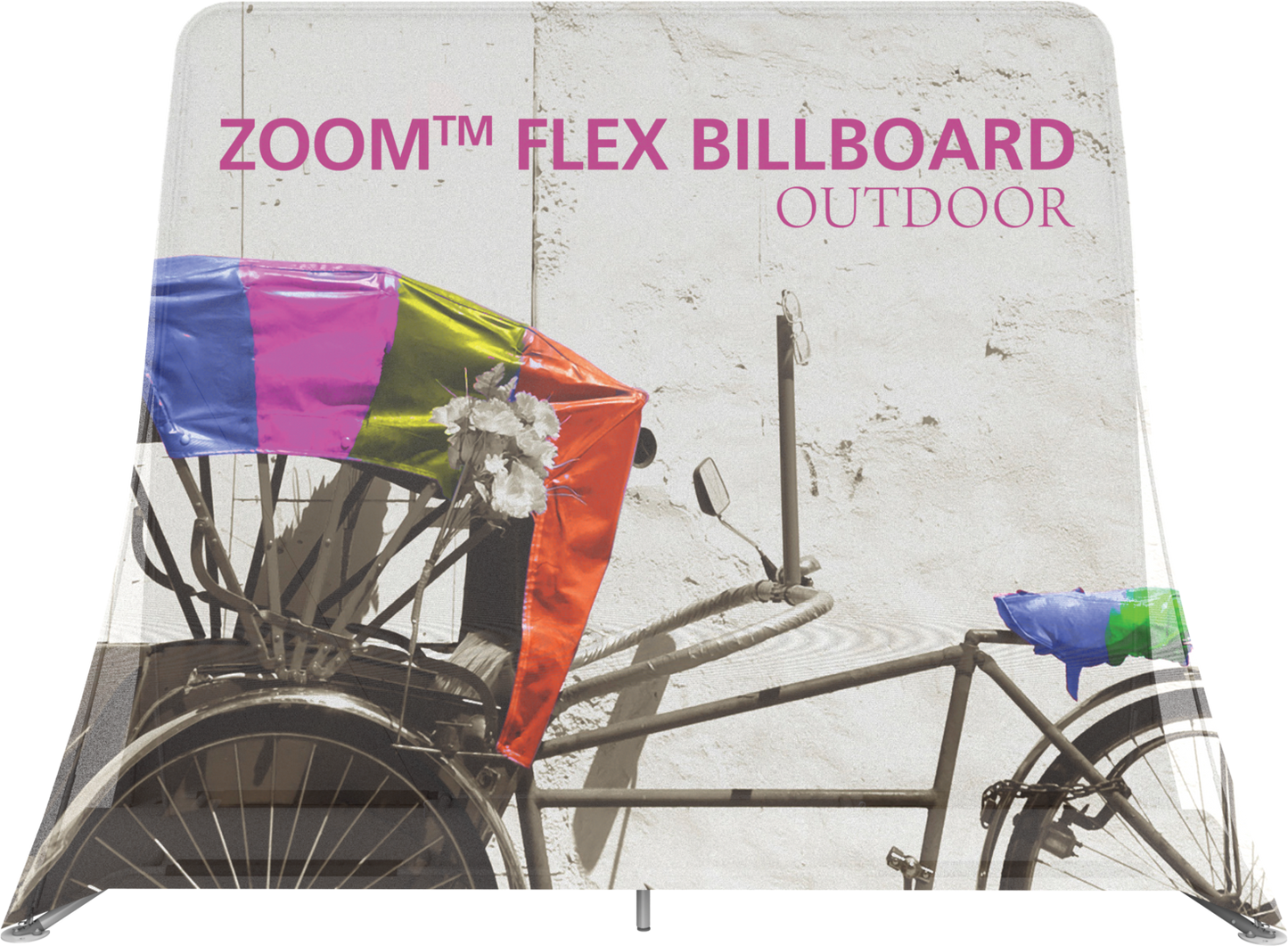 9ft x 7ft Zoom Flex Outdoor Billboard Single-Sided (Graphic Only)