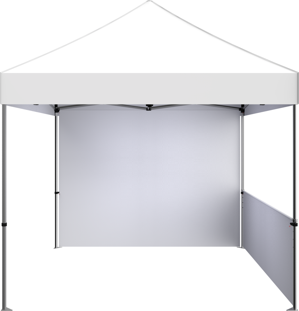 ZOOM ECONOMY AND STANDARD 10' POPUP TENT HALF WALL ONLY SOLID STOCK (Half Wall Graphic Only)
